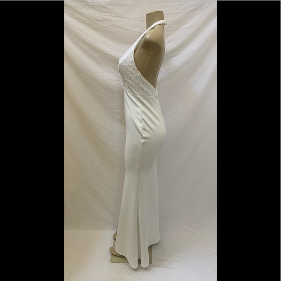 Lulu’s Size M Love Potion White Halter Maxi Dress - Picture 10 of 11
